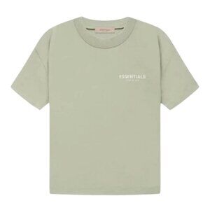 Fear Of God Essentials Shirt Women Small Seafoam Green‎ Crew Neck Tee Streetwear